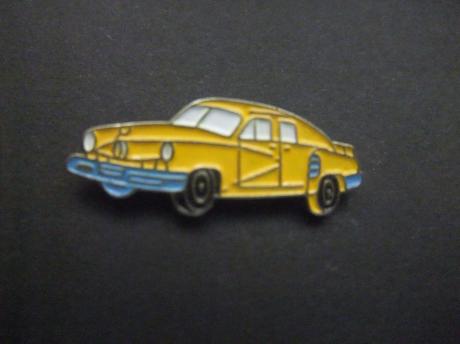 Tucker 48 ( Amerikaanse auto) oldtimer 1950 geel